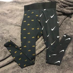 Nike logo cotton leggings